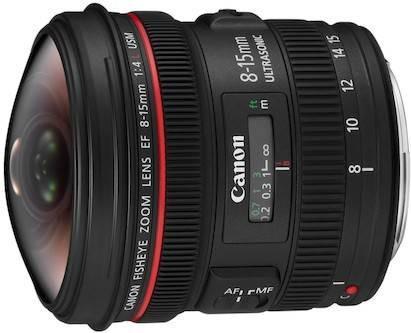 Canon EF 8-15mm f4 L Fisheye Lens