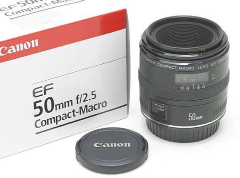 Canon EF 50mm f/2.5 Compact Macro Lens