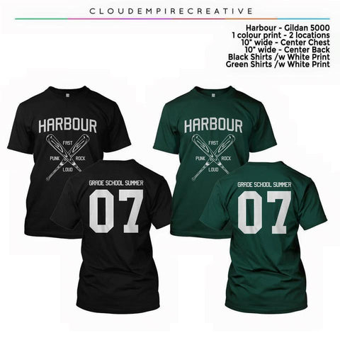 Harbour - Hard Fast Punk Rock Baseball Tee